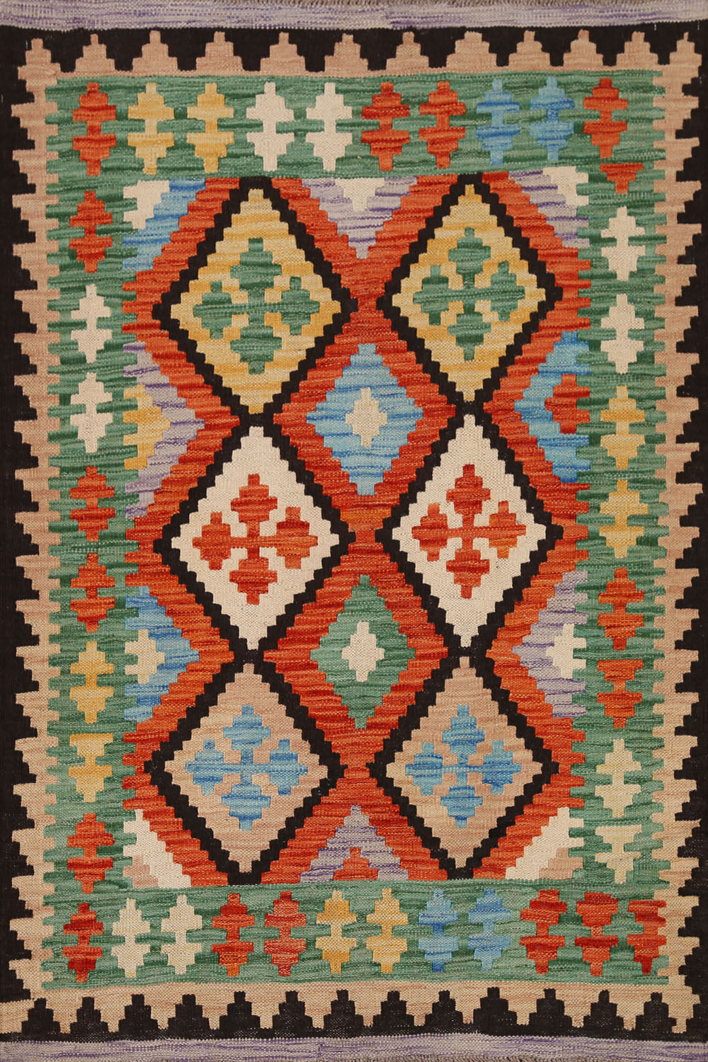 South Western Kilim Oriental Area Rug 4x5