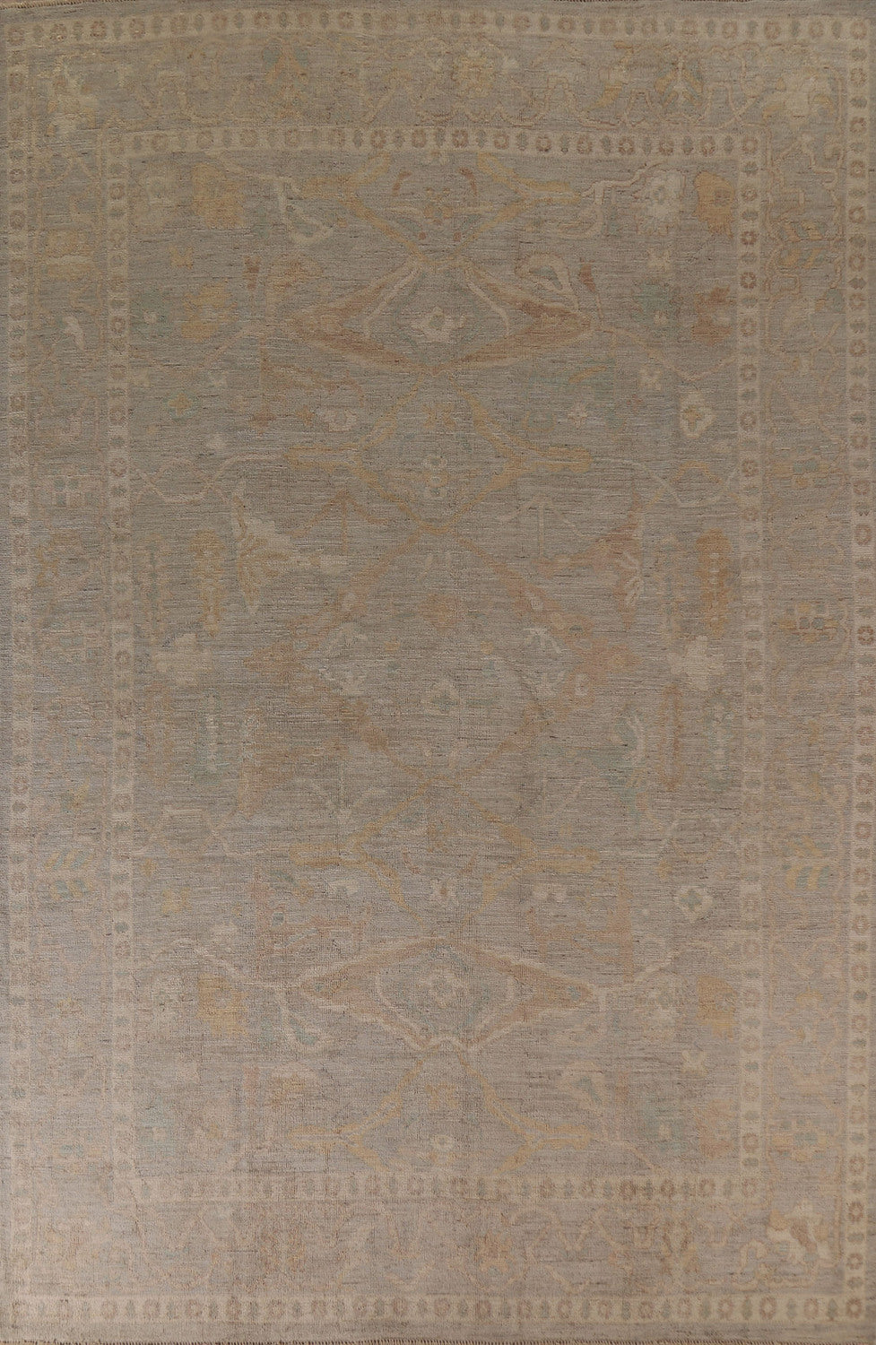Handmade Oushak Vegetable Dye Area Rug 9x12