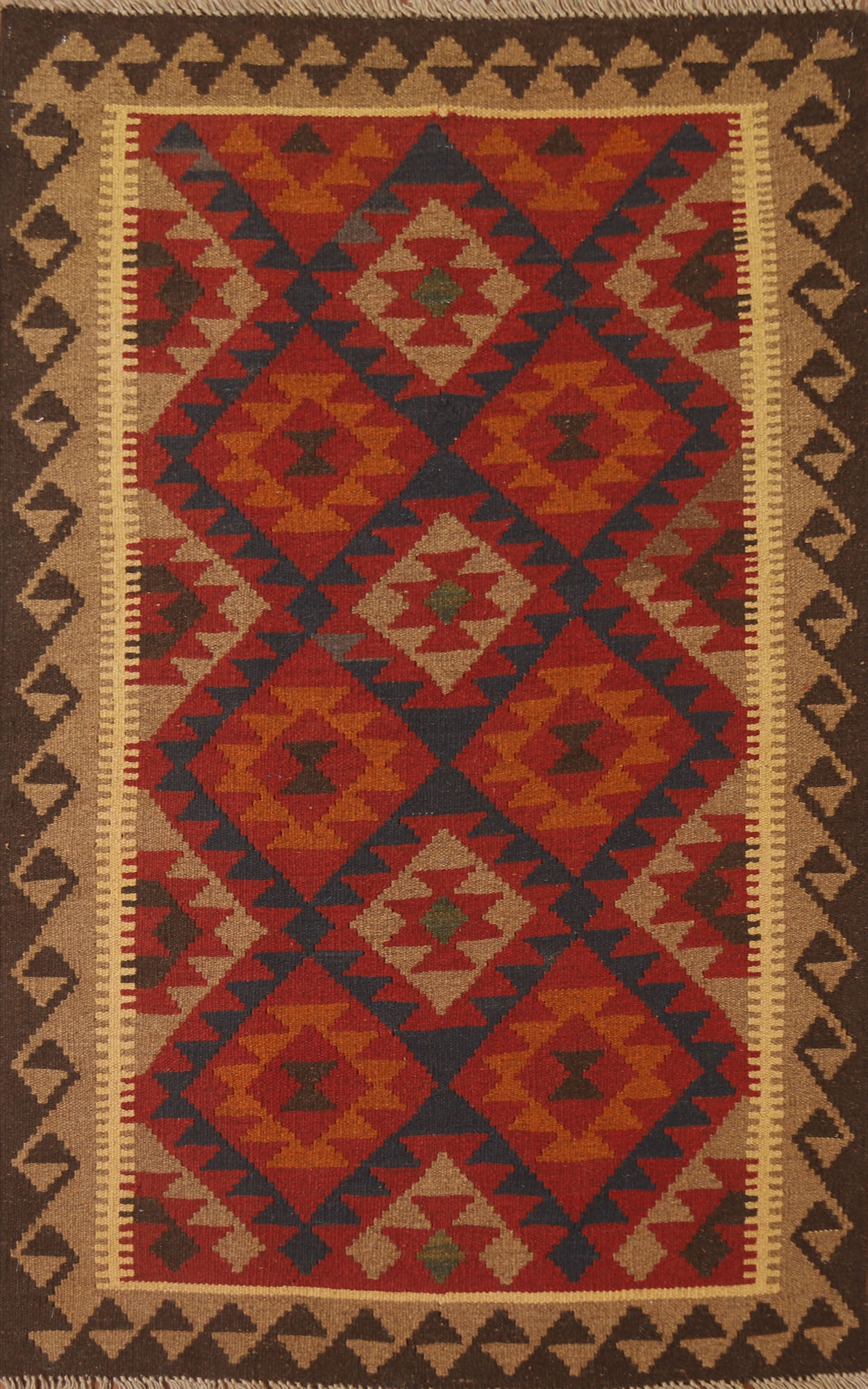 Geometric Kilim Oriental Area Rug 3x5