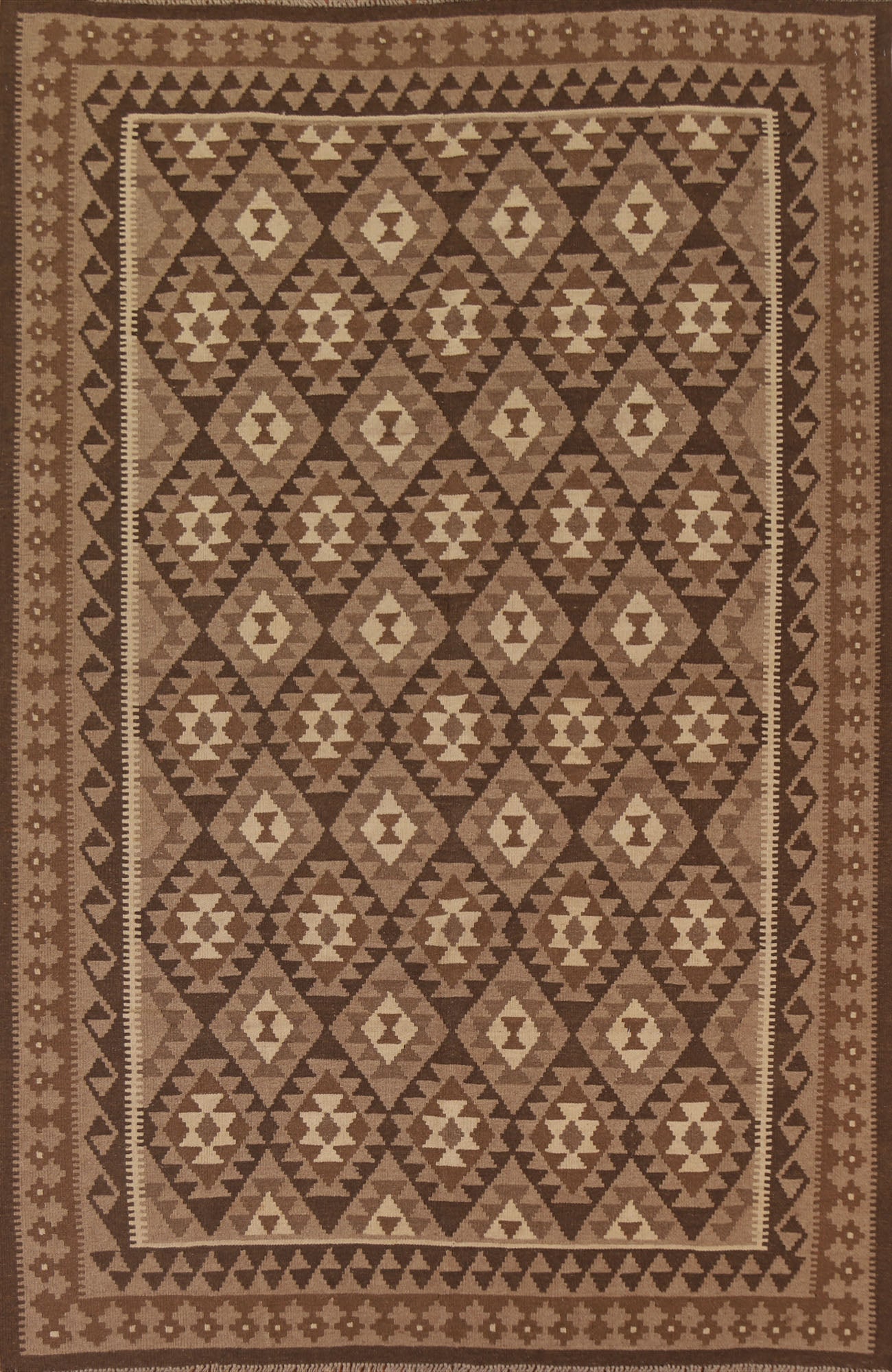 Geometric Kilim Oriental Area Rug 7x10