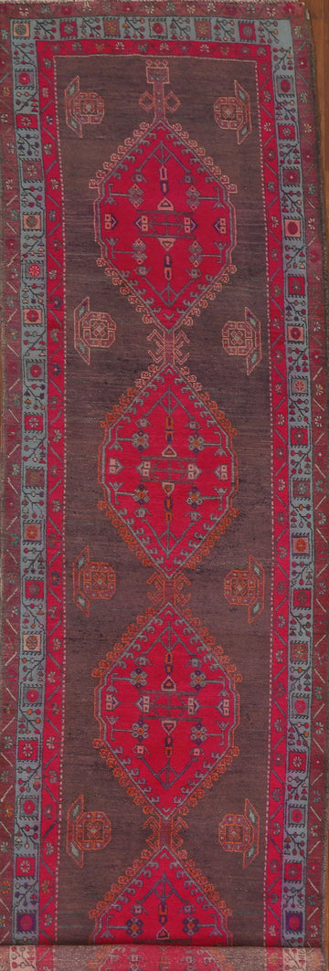 Vintage Ardebil Persian Runner Rug 4x13