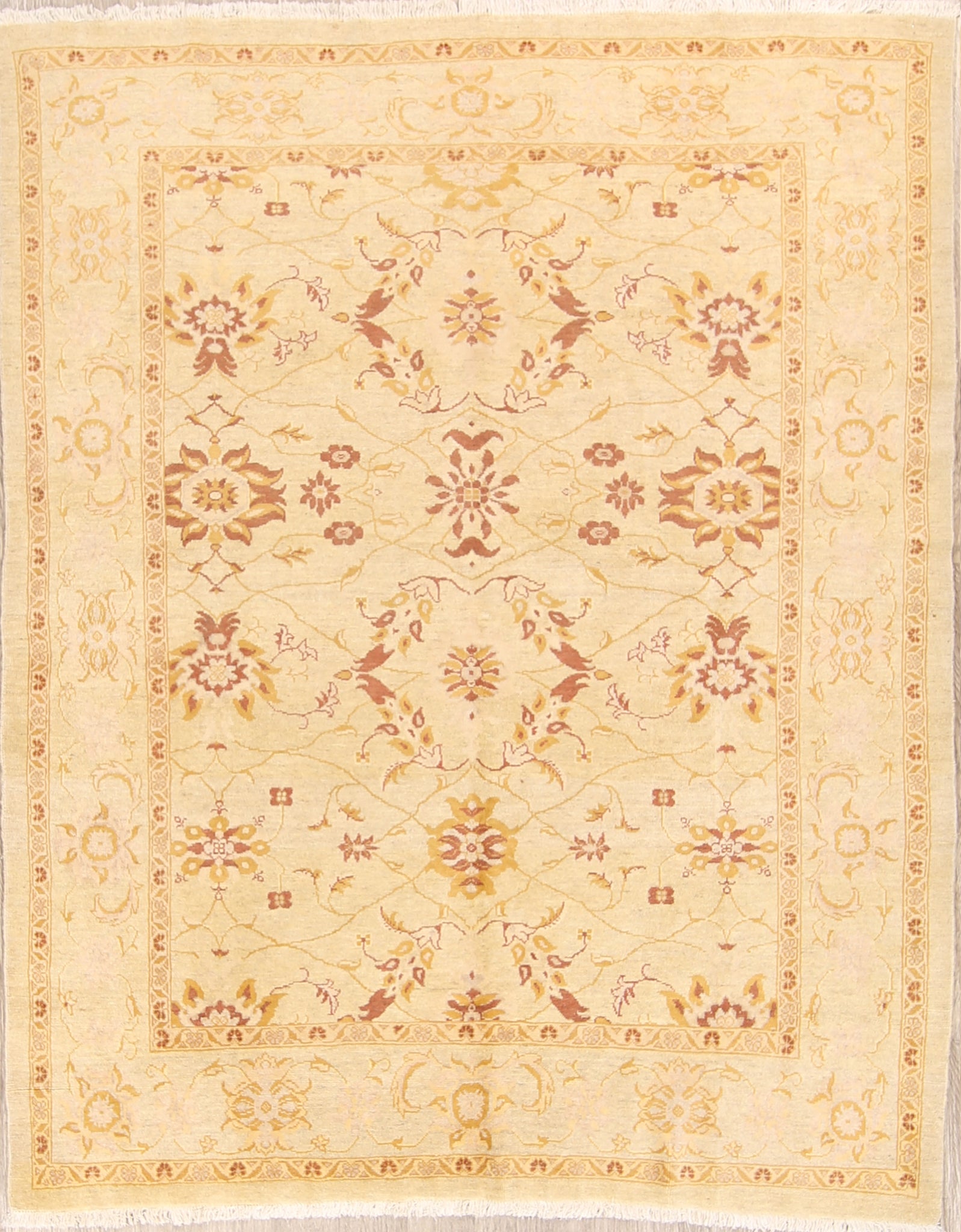 6x8 Oushak Peshawar Oriental Area Rug
