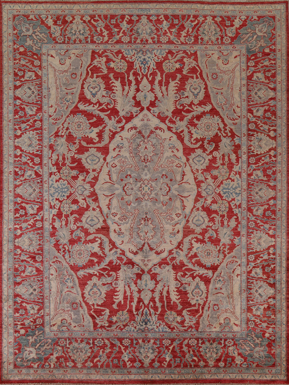 Vegetable Dye Sultanabad Ziegler Oriental Area Rug 8x10