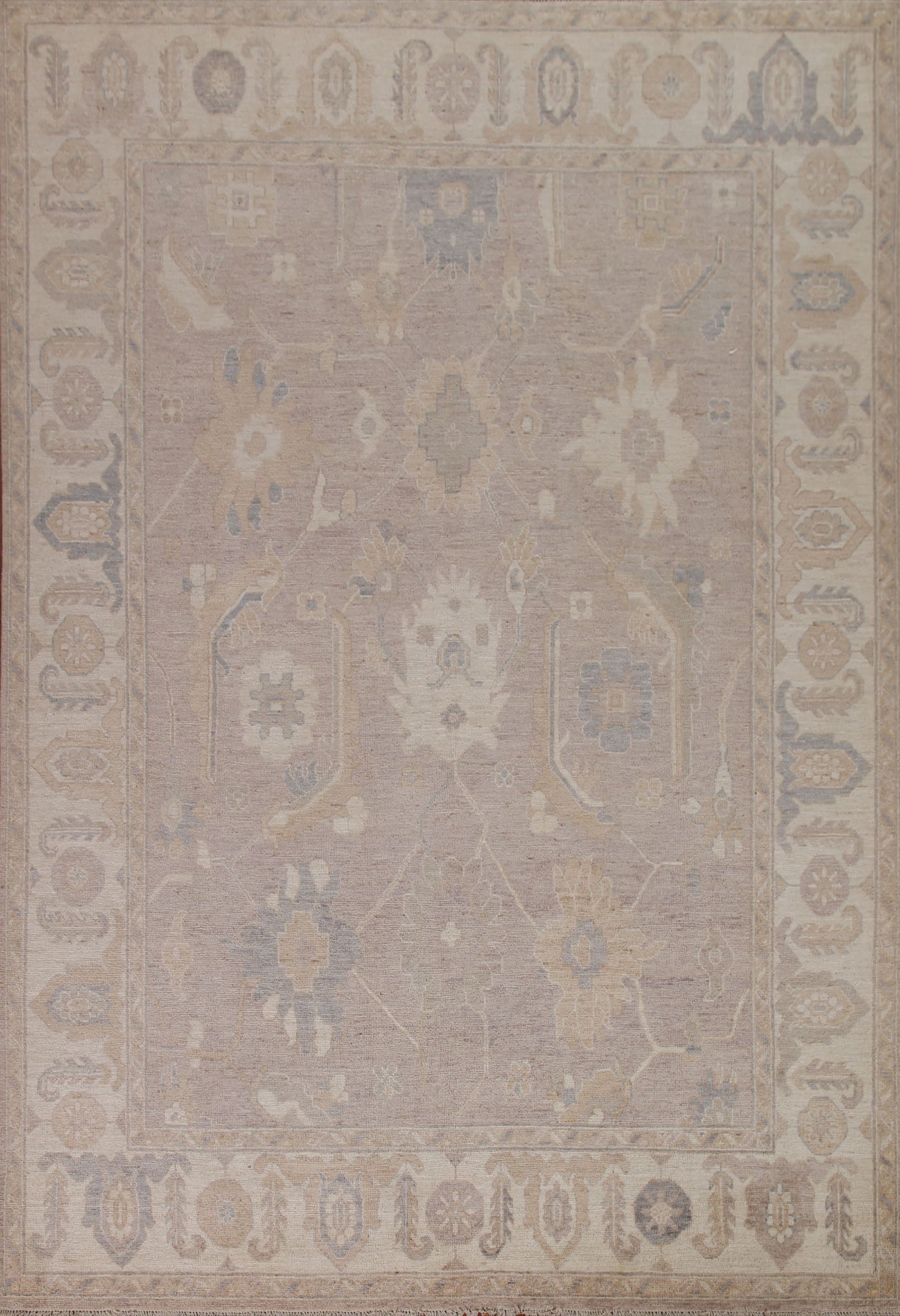 Vegetable Dye Oushak Turkish Area Rug 8x10