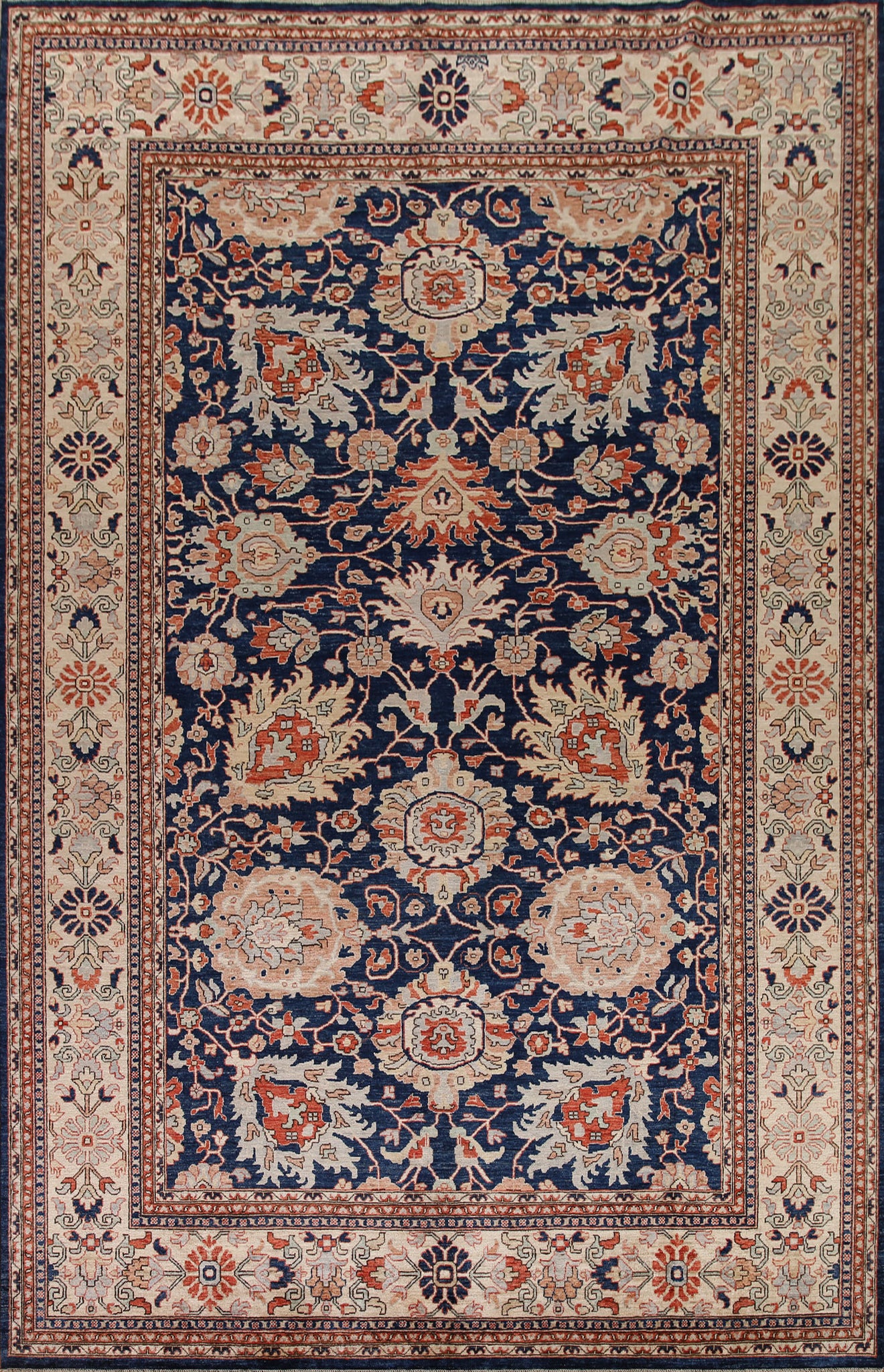 Vegetable Dye Sultanabad Ziegler Oriental Area Rug 9x12