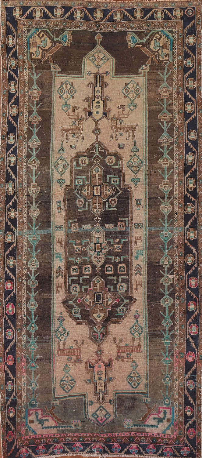 Geometric Ardebil Persian Area Rug 5x10