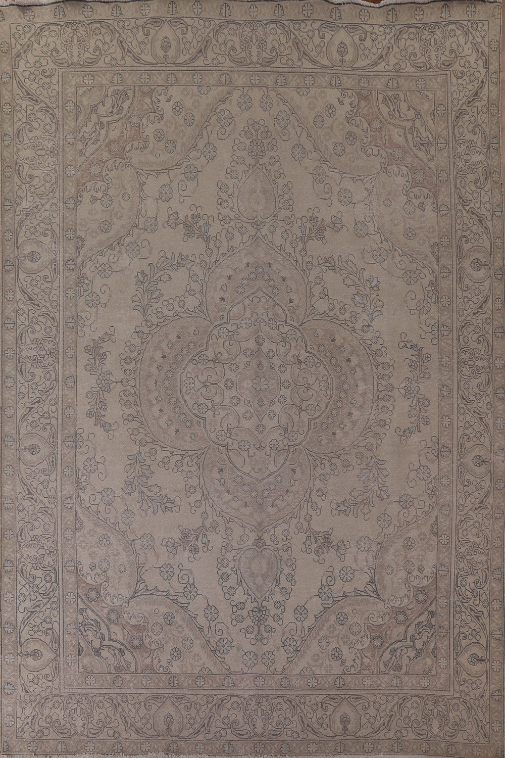 Distressed Tabriz Persian Area Rug 10x12