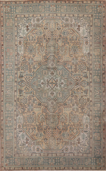 Geometric Tabriz Persian Area Rug 6x10