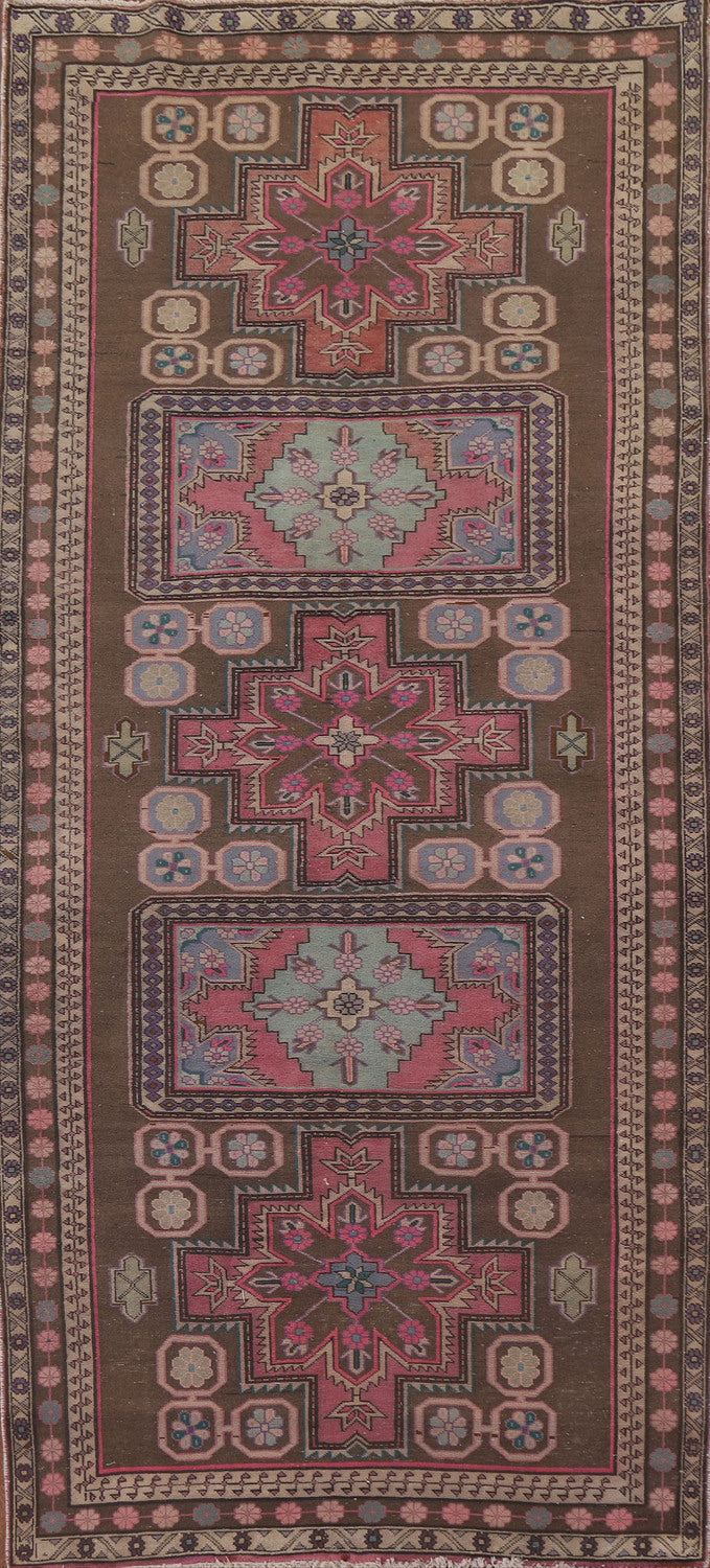 Geometric Ardebil Persian Runner Rug 4x10