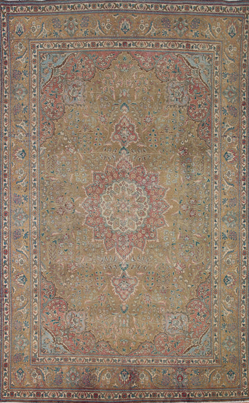 Vegetable Dye Tabriz Persian Area Rug 7x10