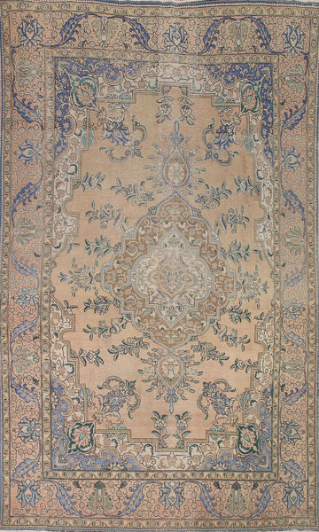 Vintage Tabriz Persian Area Rug 8x11
