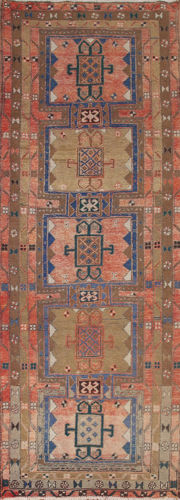 Geometric Ardebil Persian Runner Rug 4x10