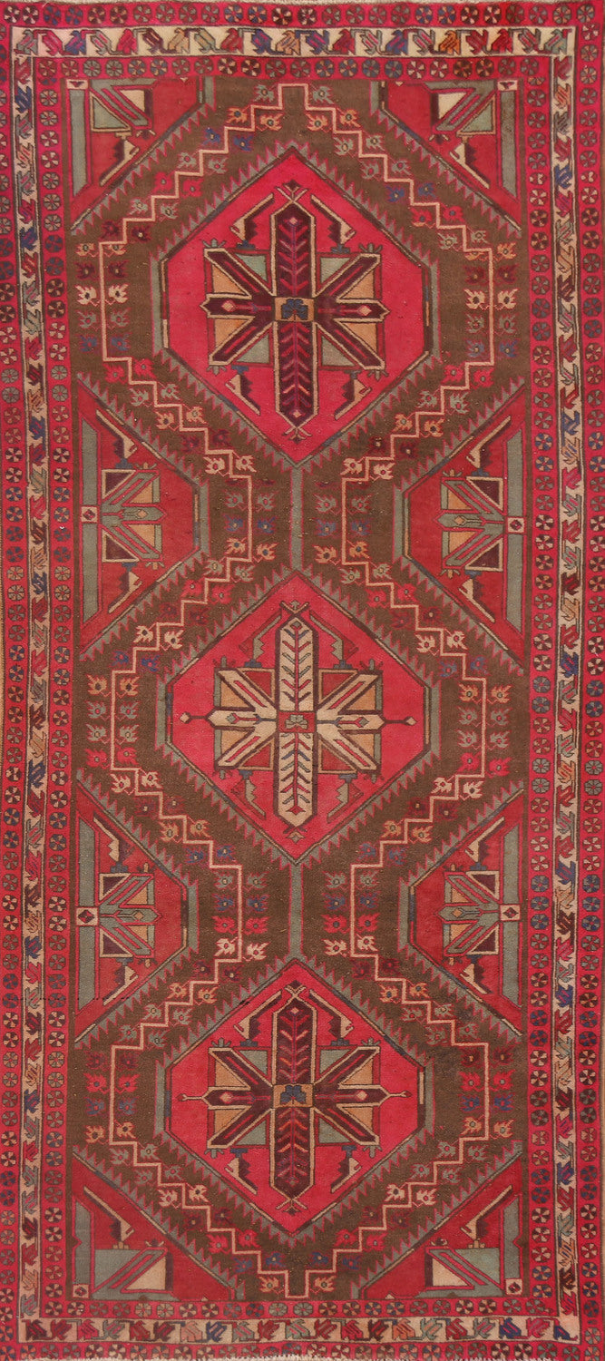 Vintage Meshkin Persian Area Rug 5x11