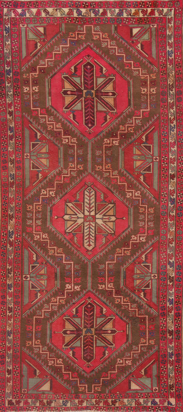 Vintage Meshkin Persian Area Rug 5x11