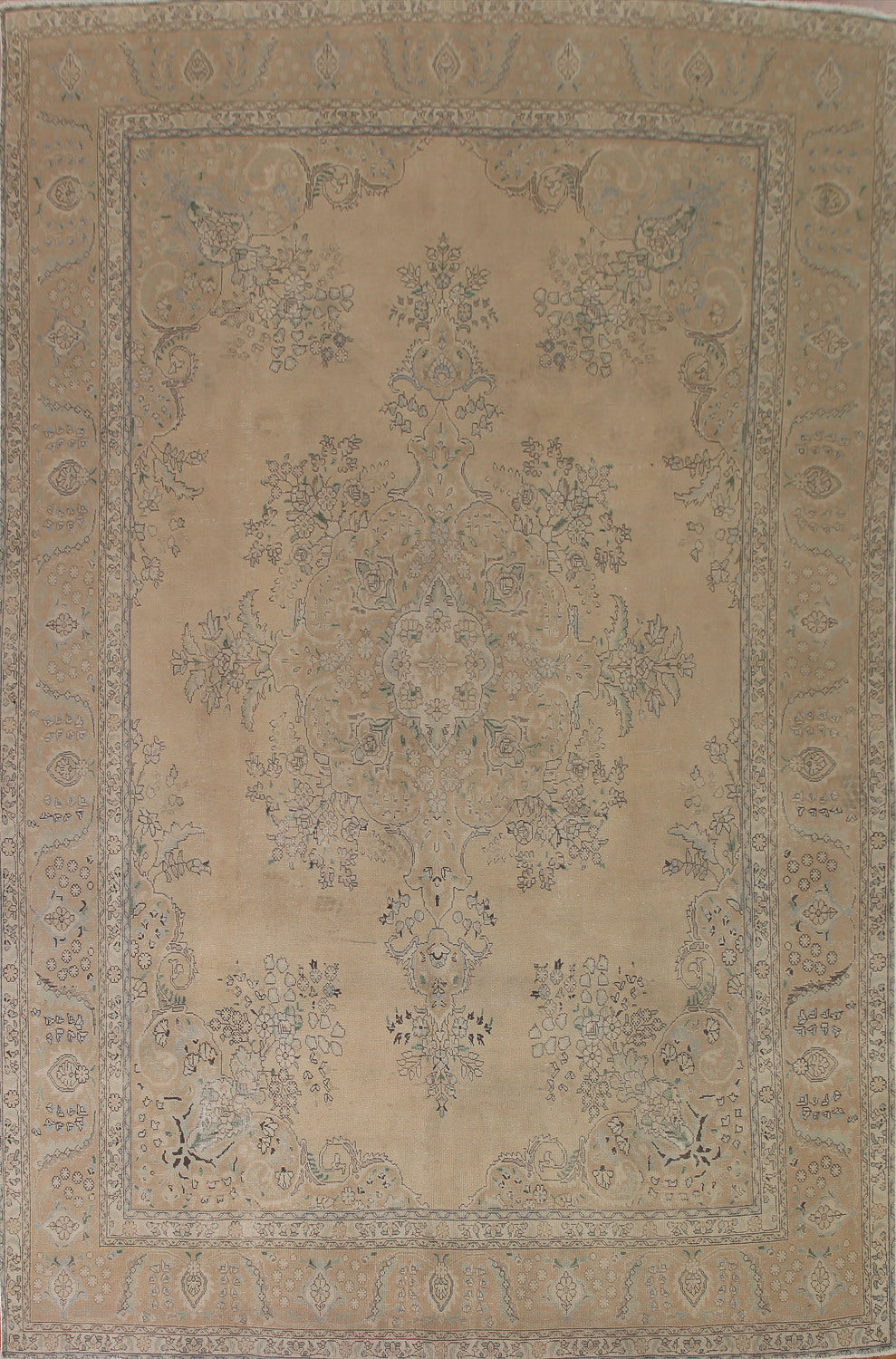 Vintage Tabriz Persian Area Rug 10x13