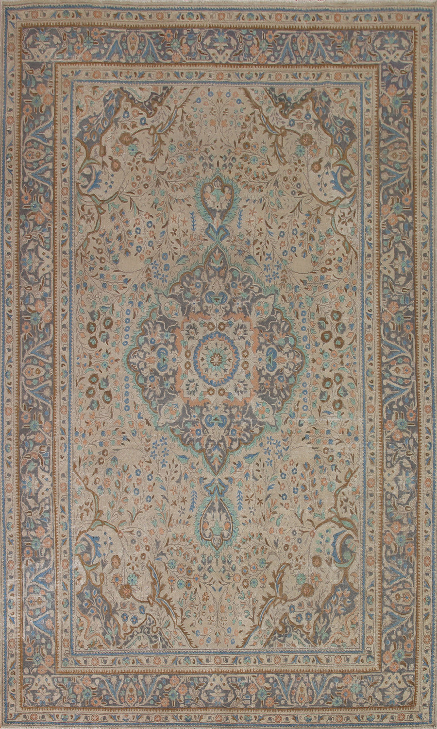 Geometric Tabriz Persian Area Rug 8x11