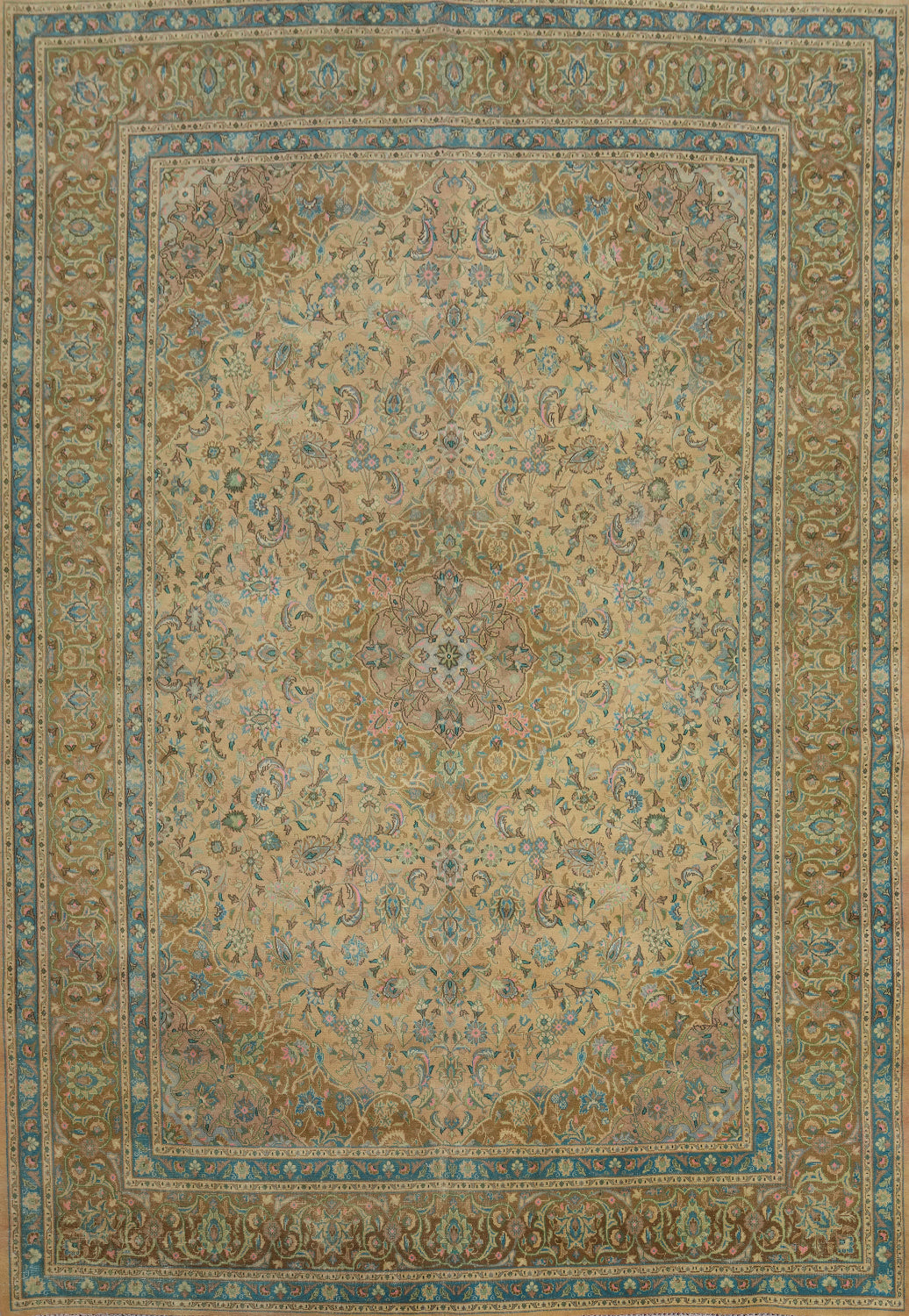 Floral Mashad Persian Area Rug 10x13