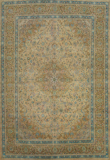 Floral Mashad Persian Area Rug 10x13