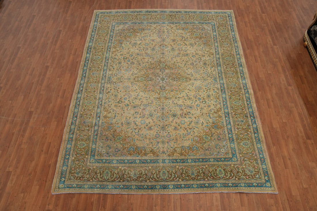 Floral Mashad Persian Area Rug 10x13