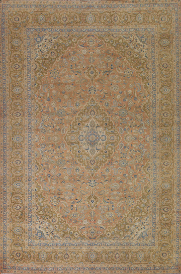 Traditional Kashan Persian Area Rug 10x13