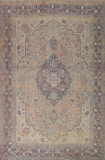 Geometric Tabriz Persian Area Rug 10x13