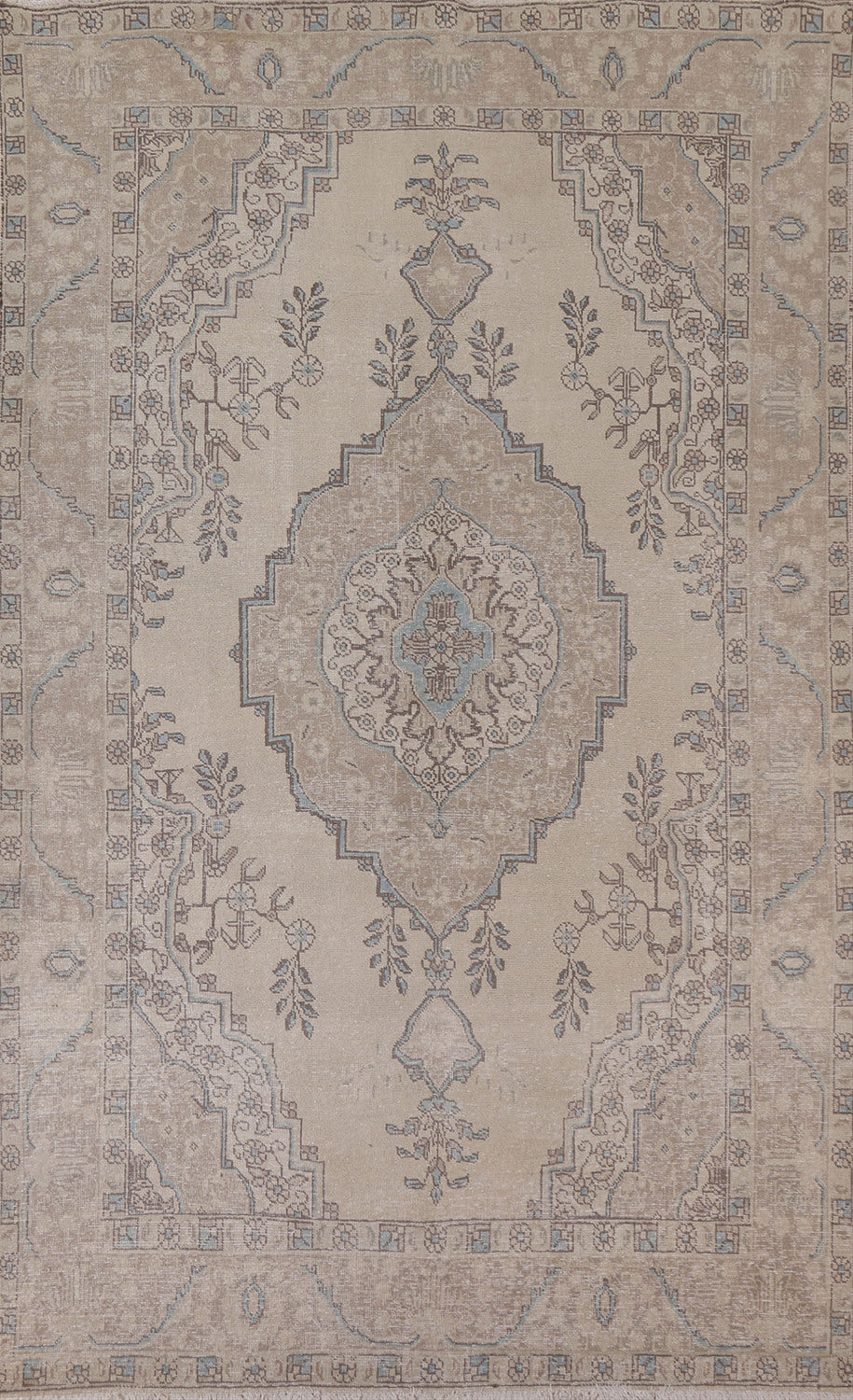 Geometric Tabriz Persian Area Rug 6x10