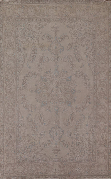 Distressed Tabriz Persian Area Rug 6x10