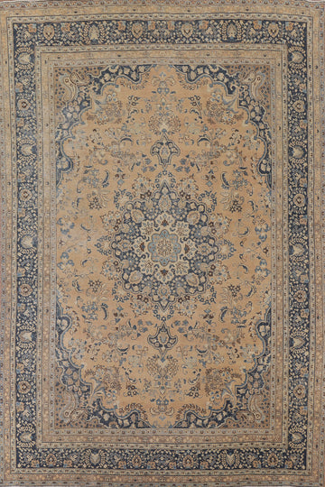 Traditional Mashad Persian Area Rug 9x12