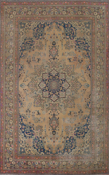 Handmade Wool Mashad Persian Area Rug 8x11