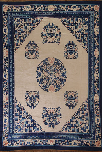 Vegetable Dye Peking Oriental Area Rug 8x10