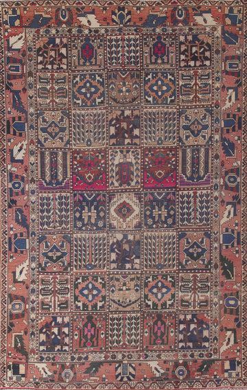 Garden Design Bakhtiari Persian Area Rug 7x10
