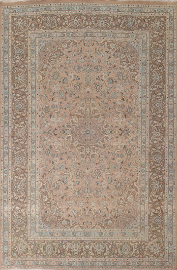 Distressed Kashan Persian Area Rug 8x11