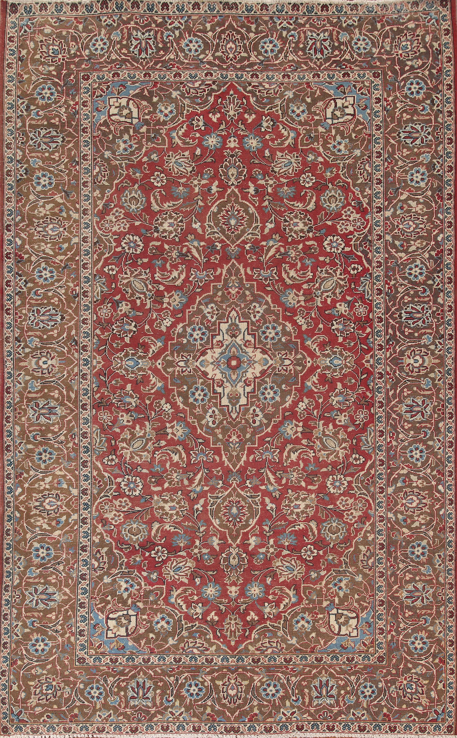 Traditional Kashan Persian Area Rug 6x10