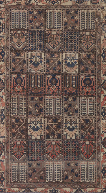 Garden Design Bakhtiari Persian Area Rug 6x9