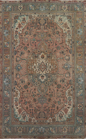 Geometric Tabriz Persian Area Rug 6x10