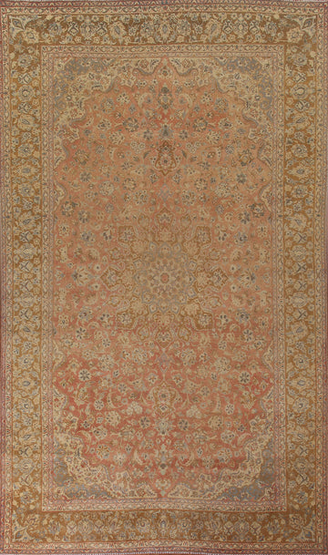 Handmade Wool Kashan Persian Area Rug 9x13