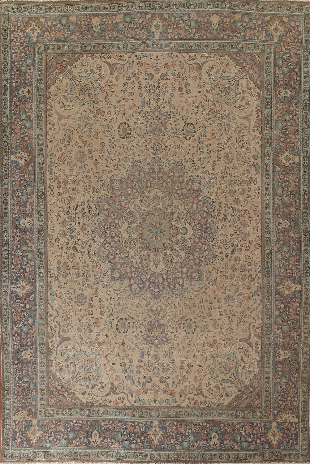 Handmade Wool Tabriz Persian Area Rug 10x13
