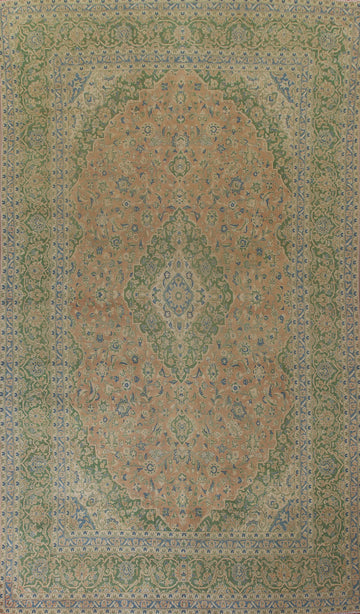 Vegetable Dye Kashan Persian Area Rug 9x14