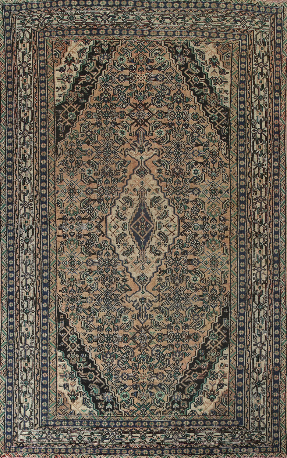 Geometric Hamedan Persian Area Rug 8x12