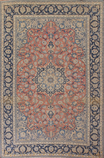 Vintage Wool Najafabad Persian Area Rug 10x13