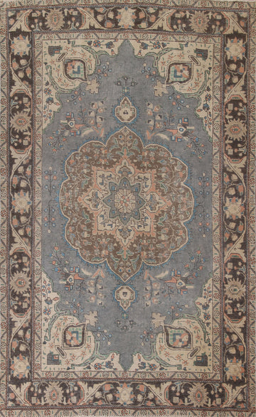 Over-Dyed Tabriz Persian Area Rug 6x10