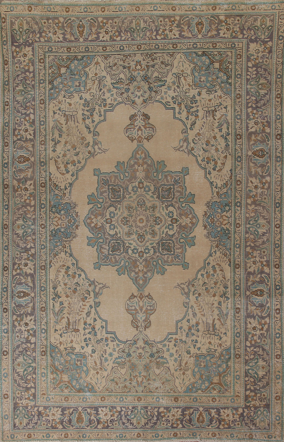 Handmade Wool Tabriz Persian Area Rug 8x11