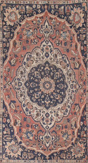 Vintage Bakhtiari Persian Area Rug 5x9