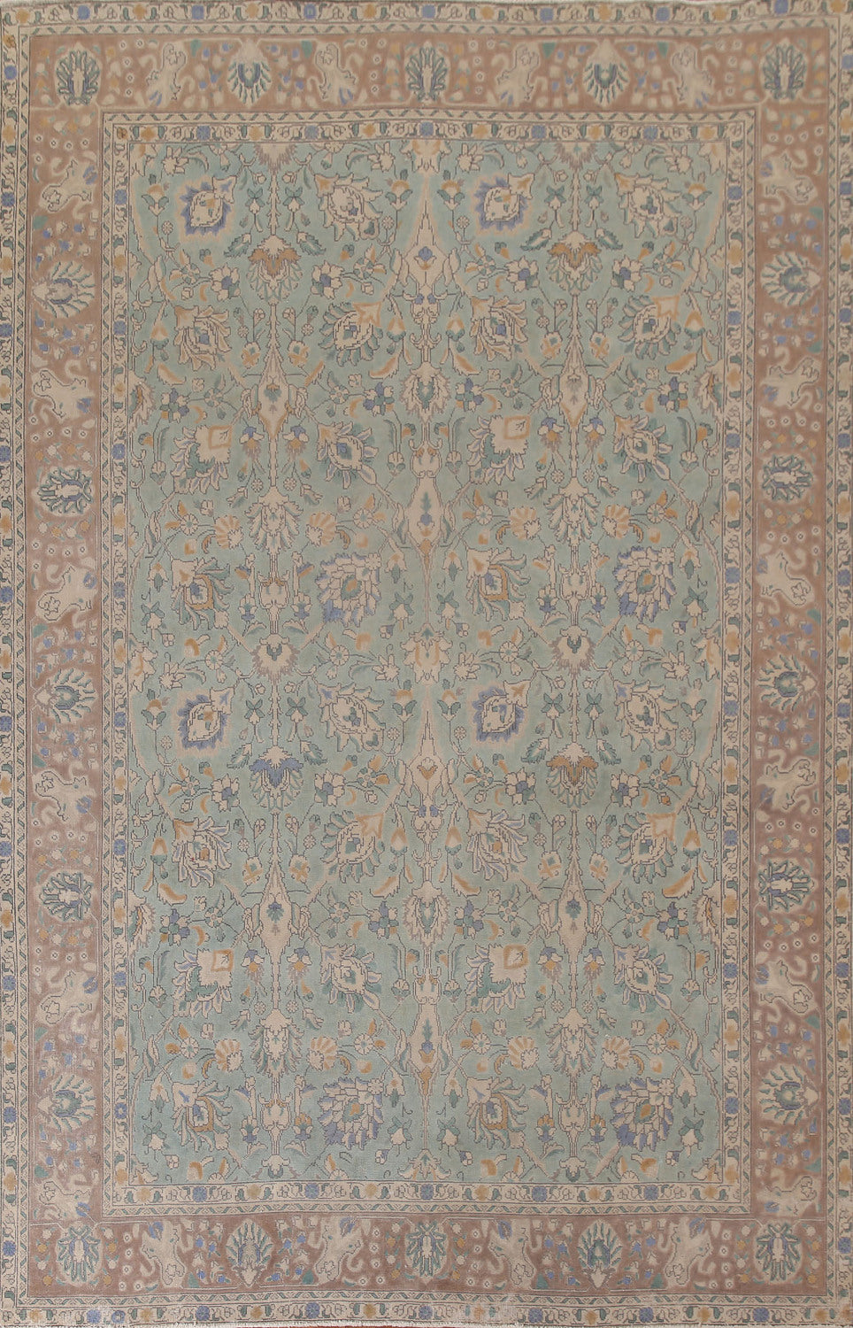 Floral Tabriz Persian Area Rug 8x11
