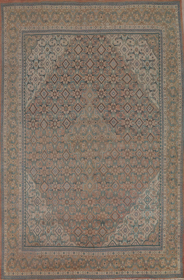 Geometric Wool Ardebil Persian Area Rug 9x12