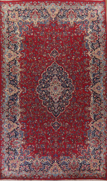 Vegetable Dye Mashad Persian Large Rug 10x15