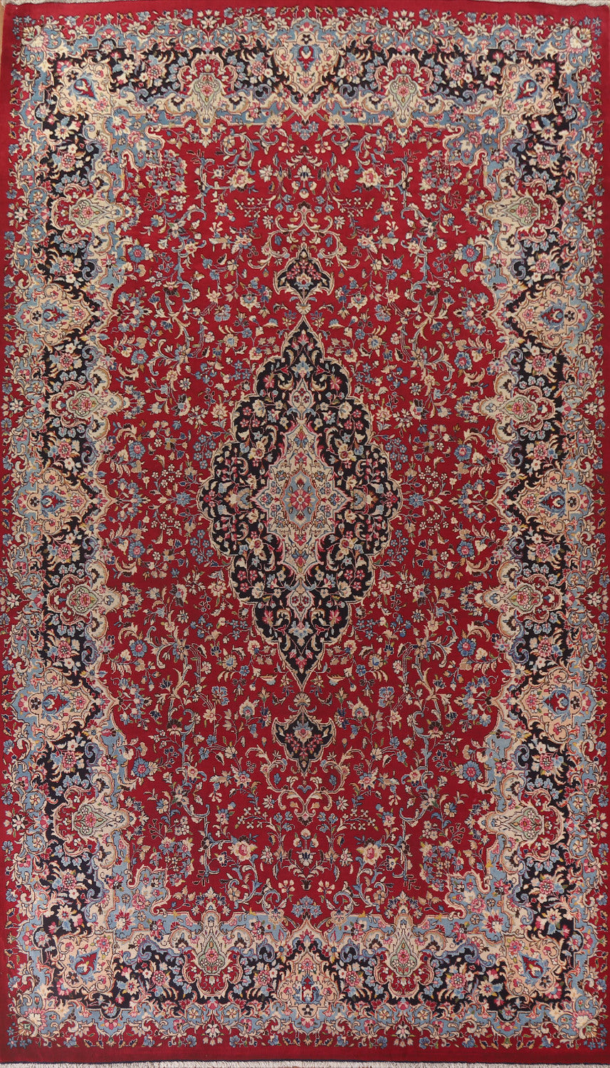 Vegetable Dye Yazd Persian Large Rug 10x16