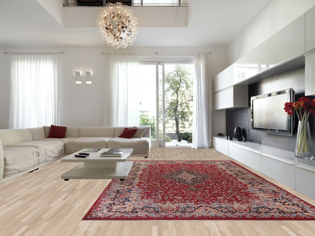 Vegetable Dye Yazd Persian Large Rug 10x16