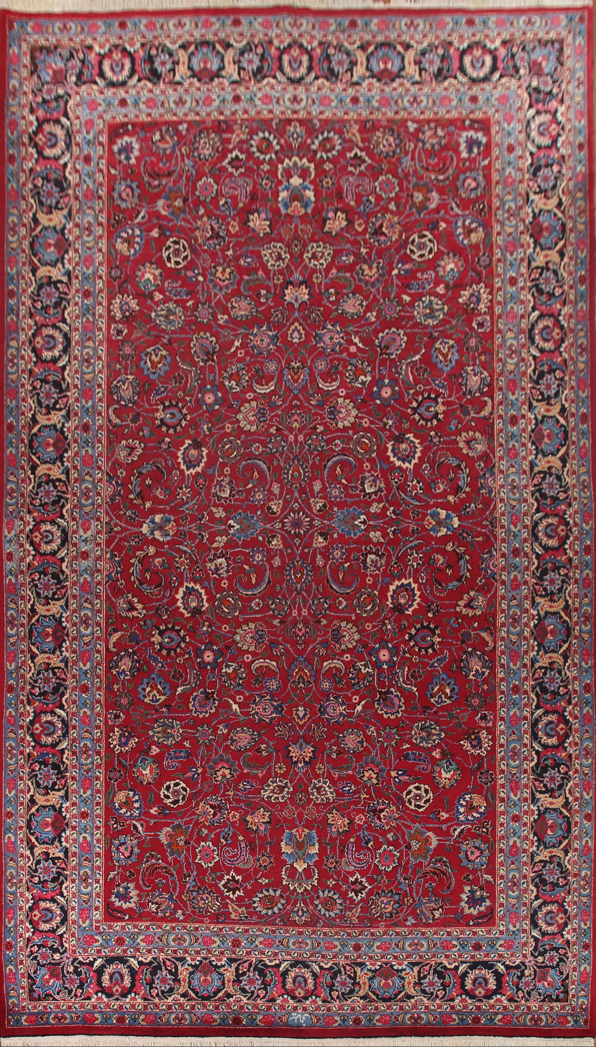 Vegetable Dye Yazd Persian Large Rug 10x16