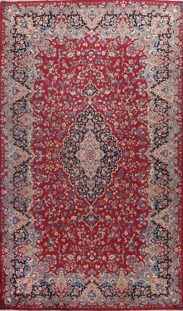 Vegetable Dye Red Kerman Persian Large Rug 10x16